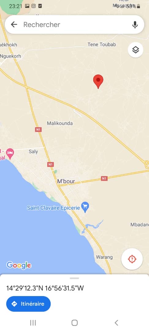 Terrains de 300 mètres carrés à Malicounda