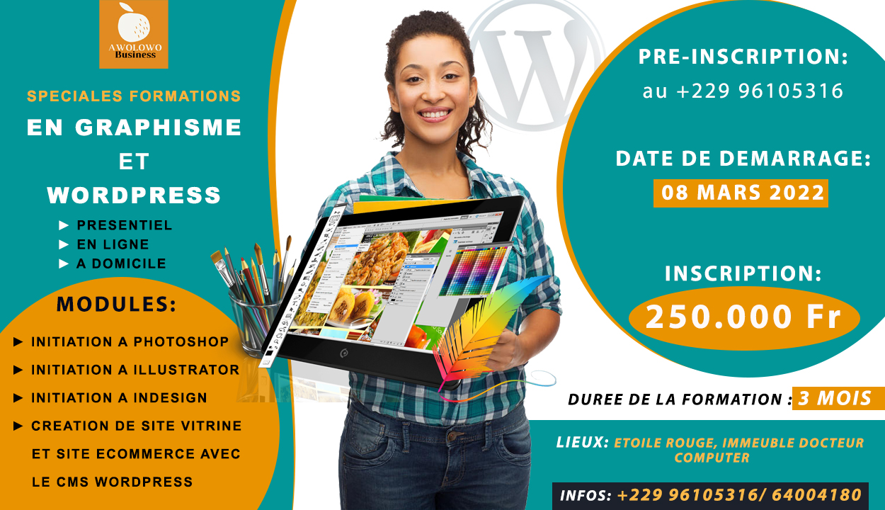 Formation en Graphisme et WordPress