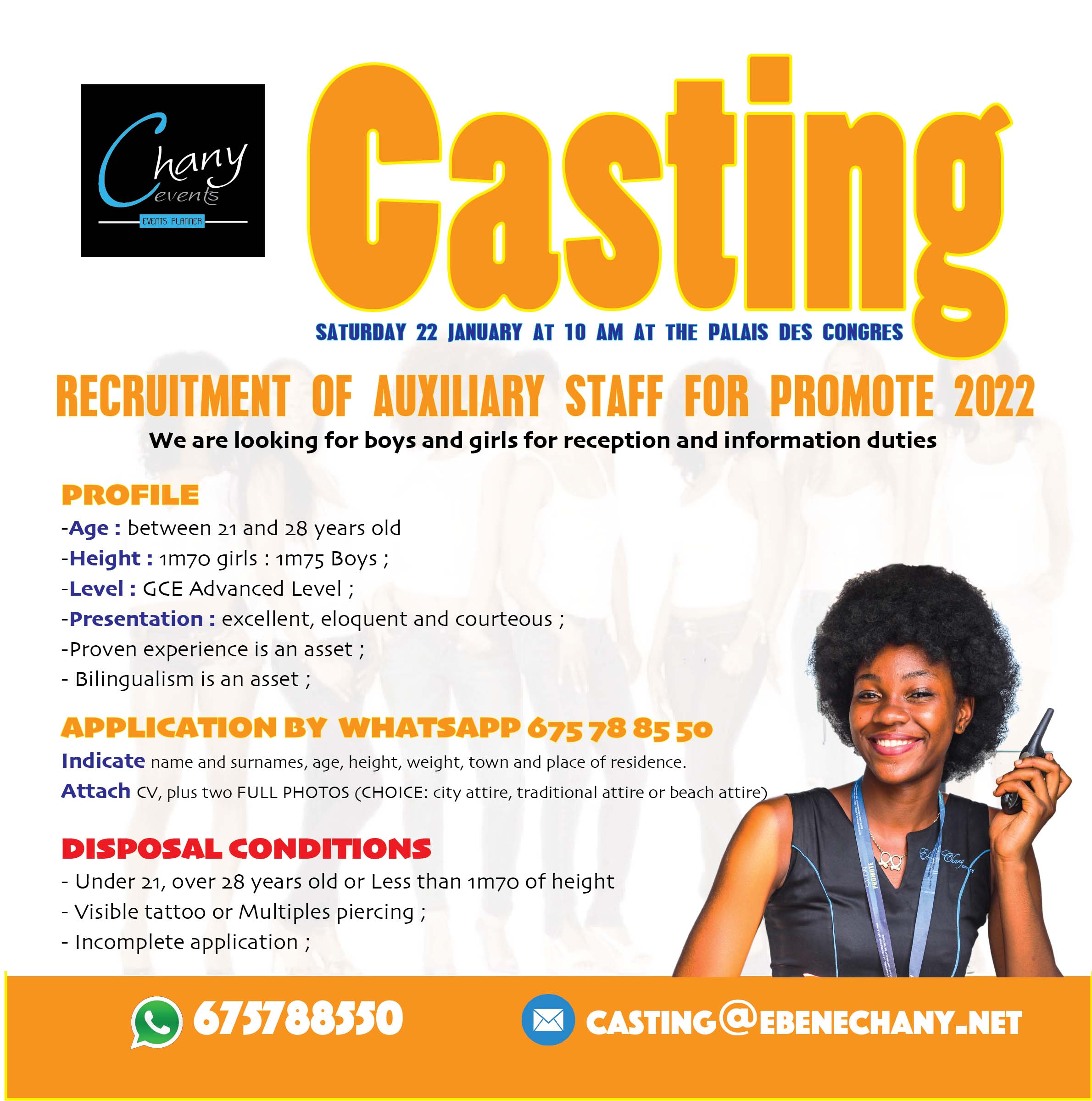 CASTING HOTES ET HOTESSES CASTING HOTES ET HOTESSES
