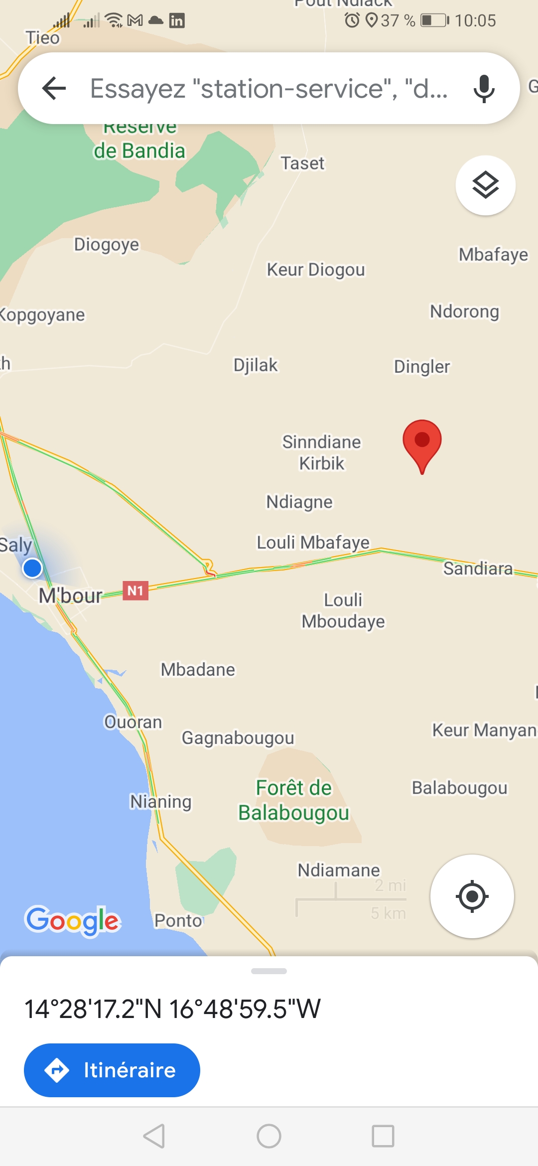 Terrain agricole de 3 hectares à vendre à Sandiara