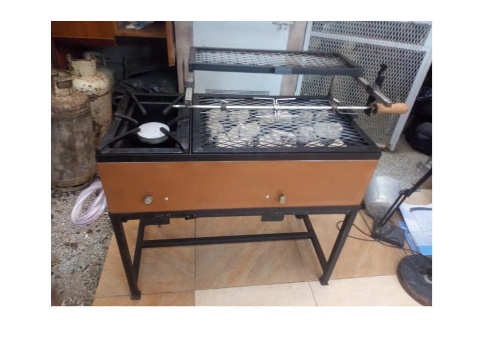 BARBECUE + 1 FEUX 100x50cm