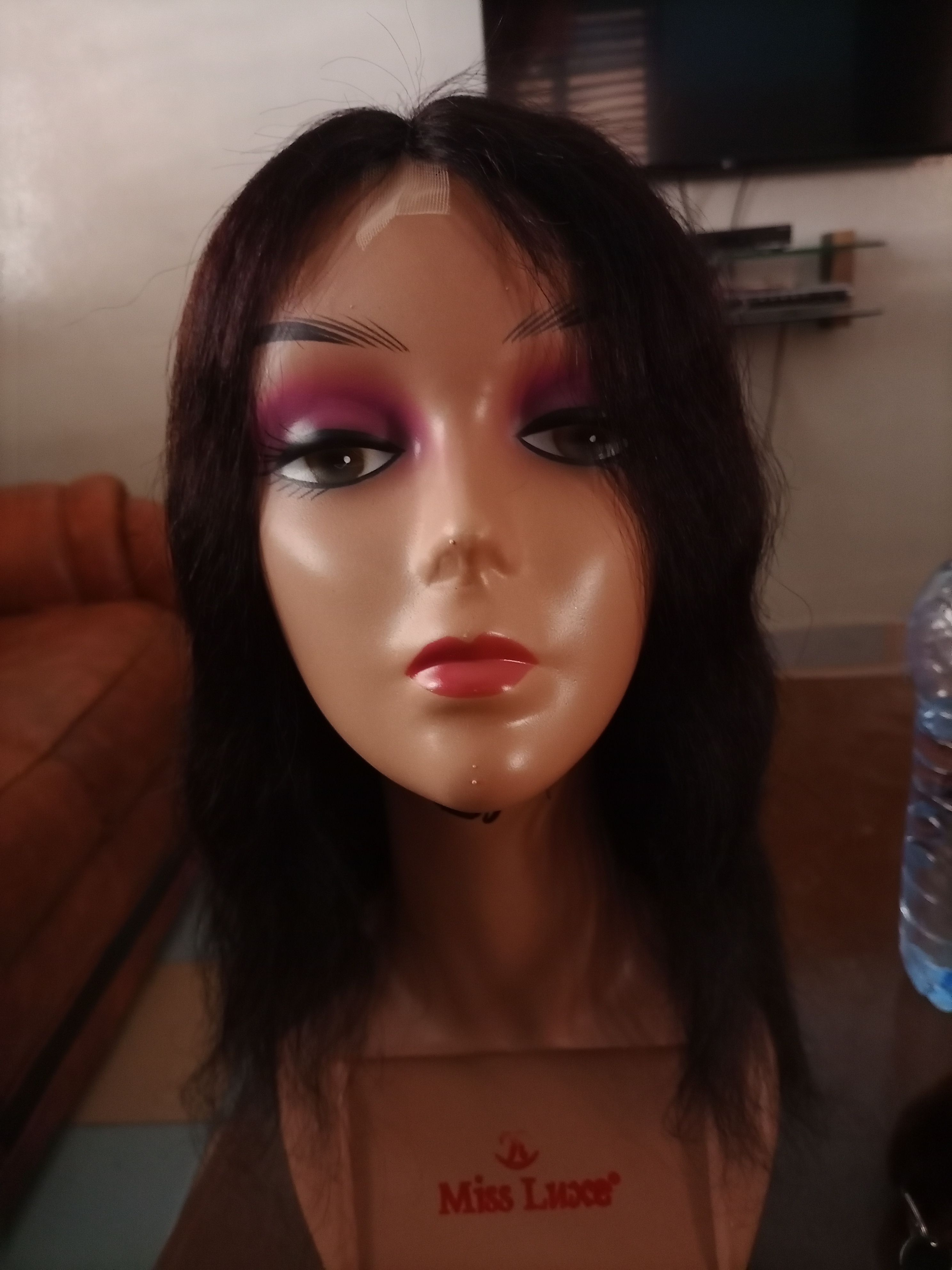 perruque naturelle avec closure