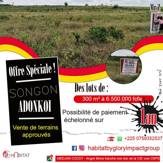 VENTE DE TERRAINS VENTE DE TERRAINS