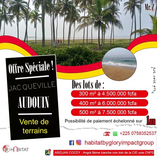 VENTE DE TERRAINS VENTE DE TERRAINS