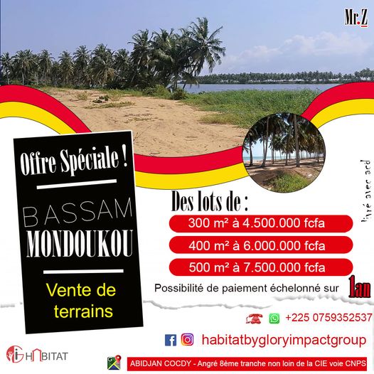 VENTE DE TERRAINS VENTE DE TERRAINS