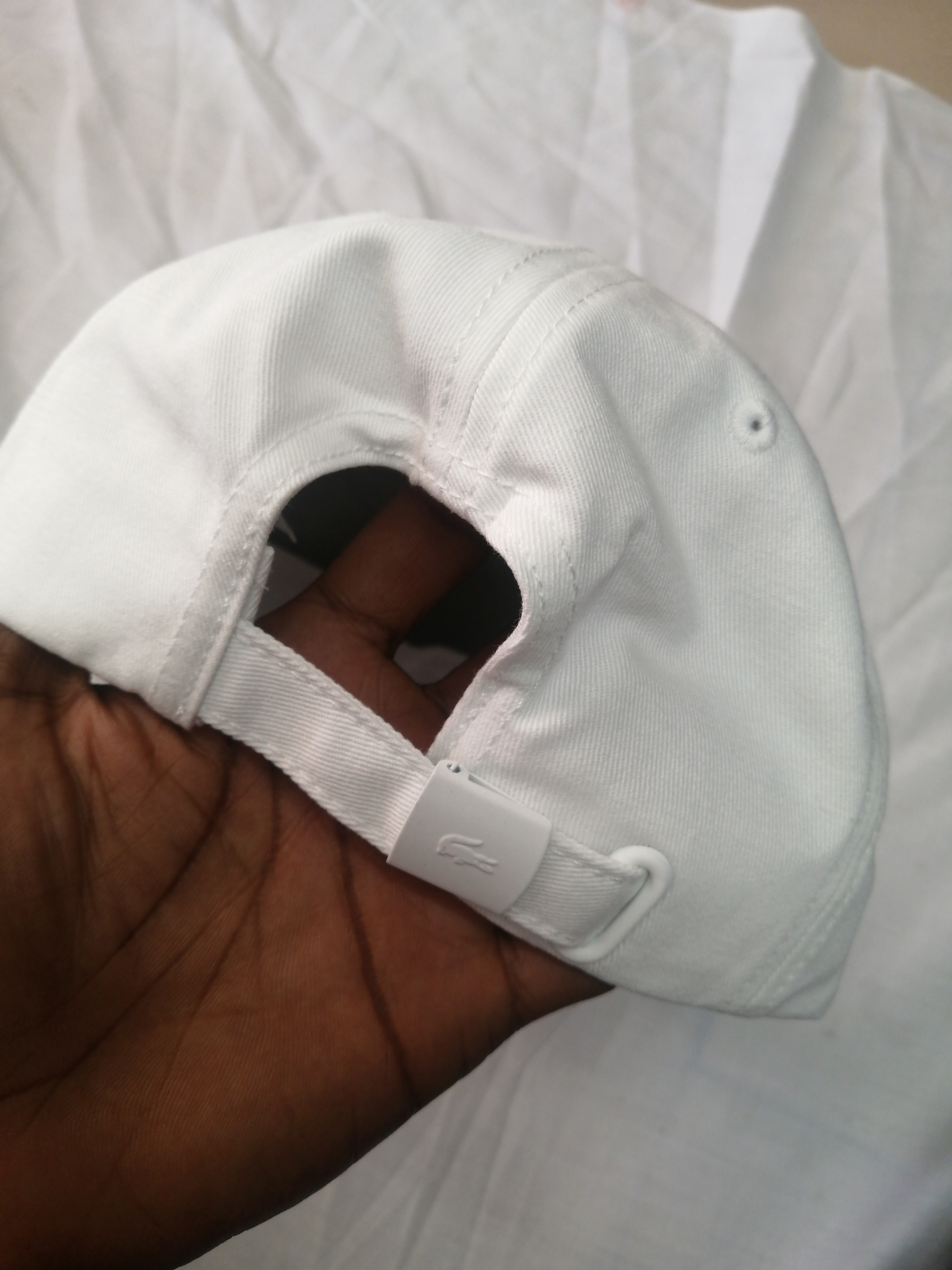 Casquette Lacoste Blanc