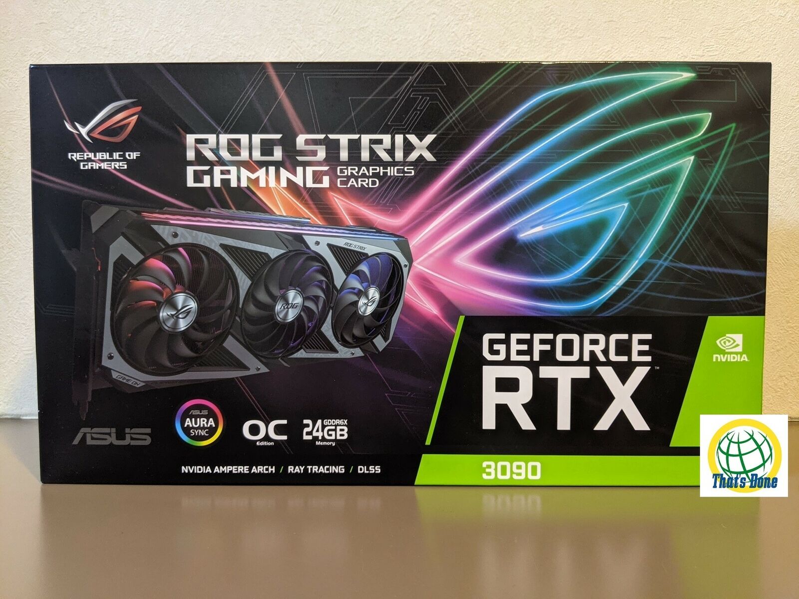 Asus ROG Strix GeForce RTX3090 OC 24GB GDDR6X Graphics Card New Sealed Japan Asus ROG Strix GeForce RTX3090 OC 24GB GDDR6X Graphics Card New Sealed Japan