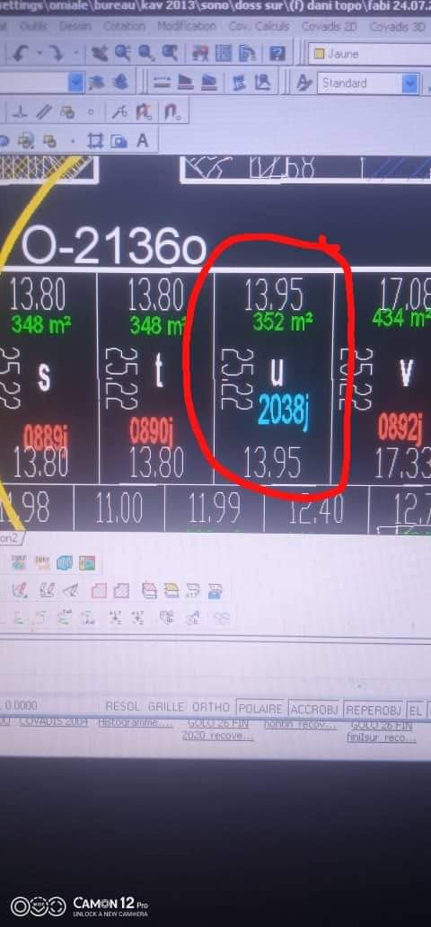 PARCELLE DE 352m2 À VENDRE À TOKAN PARCELLE DE 352m2 À VENDRE À TOKAN