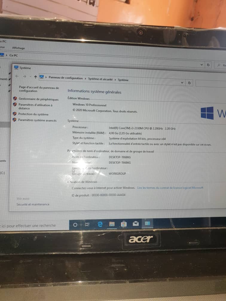 Acer core i3