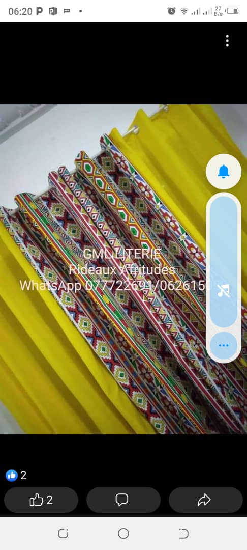 rideaux déco et linge de lits