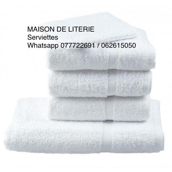 lot de serviettes selon le nombre de pièces