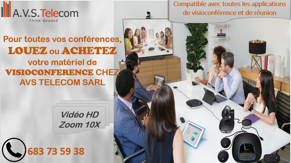 Location et vente du matériel de Visioconférence