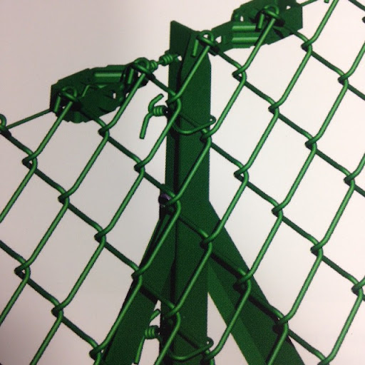 Clôture de grillage plastifié torsion simple, plastifié, galvanisé