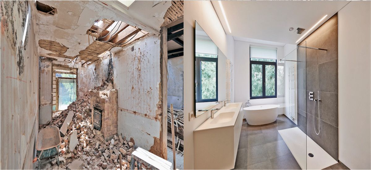 La rénovation d'une maison