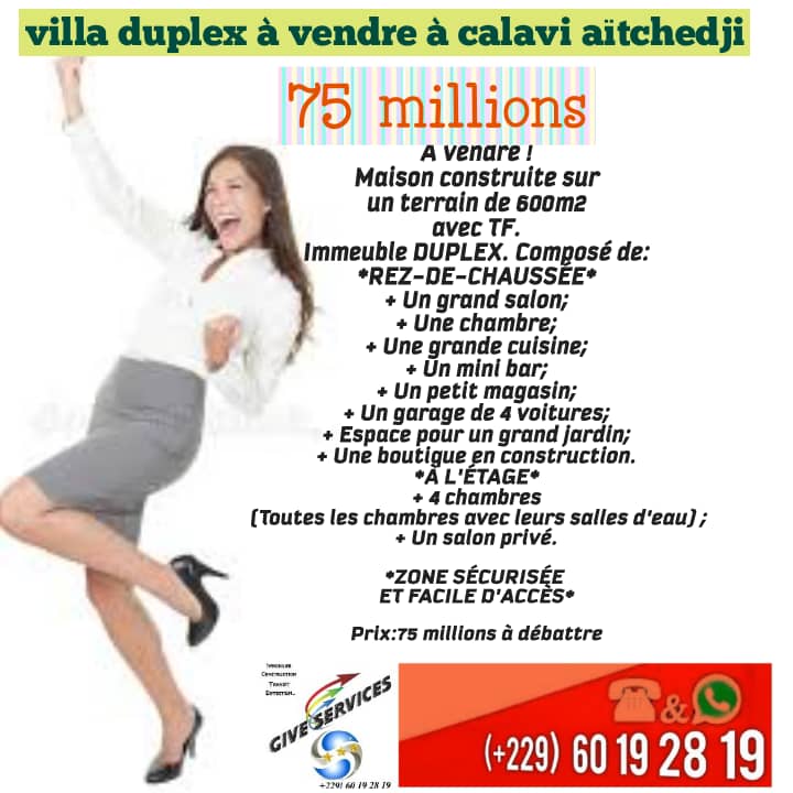 villa à vendre à calavi aïtchedji dernière villa à vendre à calavi aïtchedji dernière
