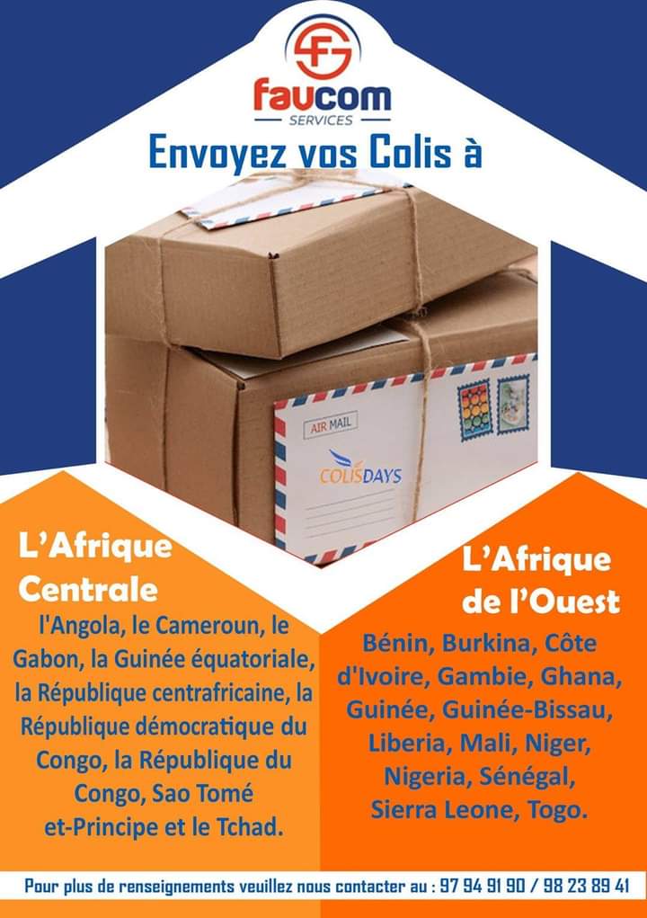 Expédition de colis a l'étranger
