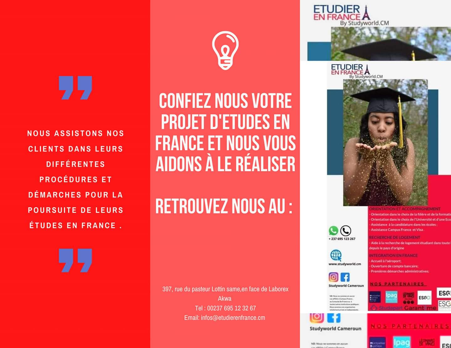 Accompagnement et Orientation dans la démarche des études en France