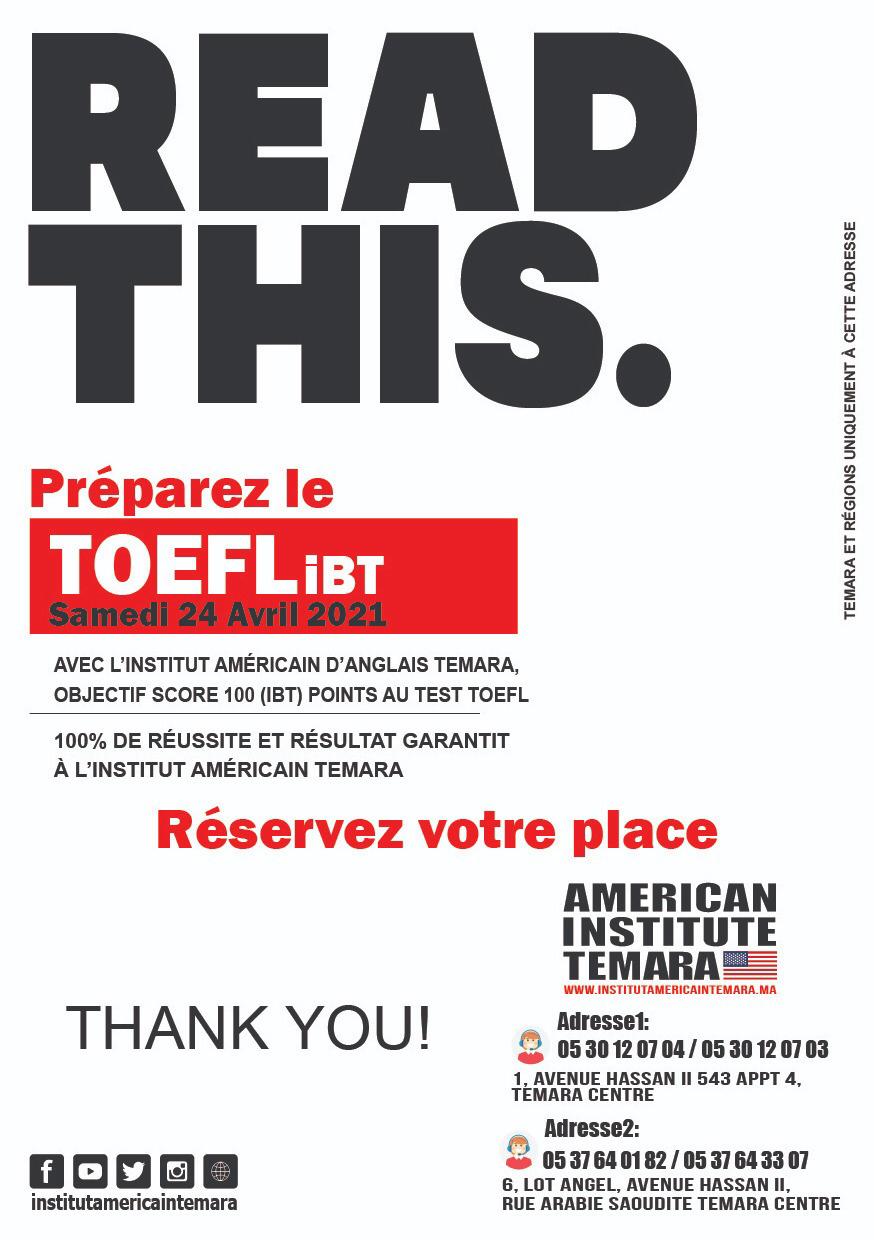 - Préparez-vous pour réussir à l'aide de notre gamme complète d'outils à la préparation du test TOEFL iBT - Préparez-vous pour réussir à l'aide de notre gamme complète d'outils à la préparation du test TOEFL iBT