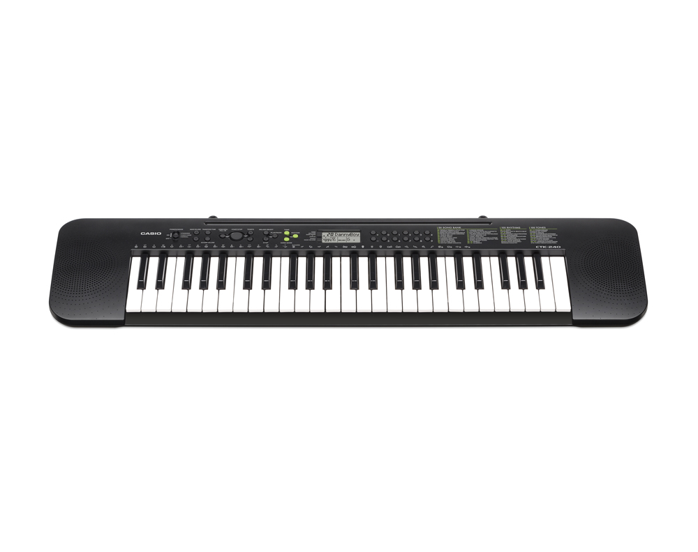 Clavier Funkey 61 Touches Avec Pupitre - Noir - Alimentation Secteur/piles - 100 Sons, écran LCD, Accompagnement