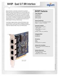 Vends Carte Digium B410P pour IPBX Asterisk