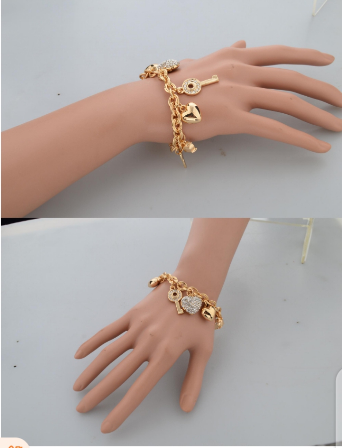 Bracelet femme plaqué or