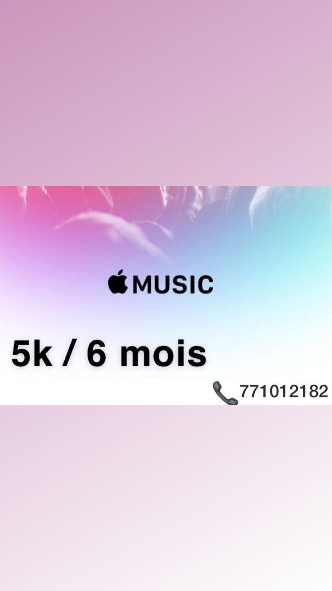 Compte Apple music