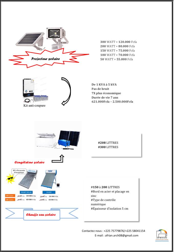 vente et prestation de service