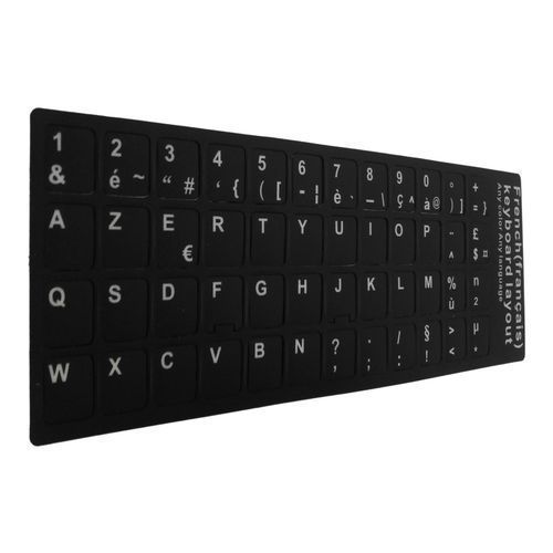 Sticker Autocollant Clavier Azerty