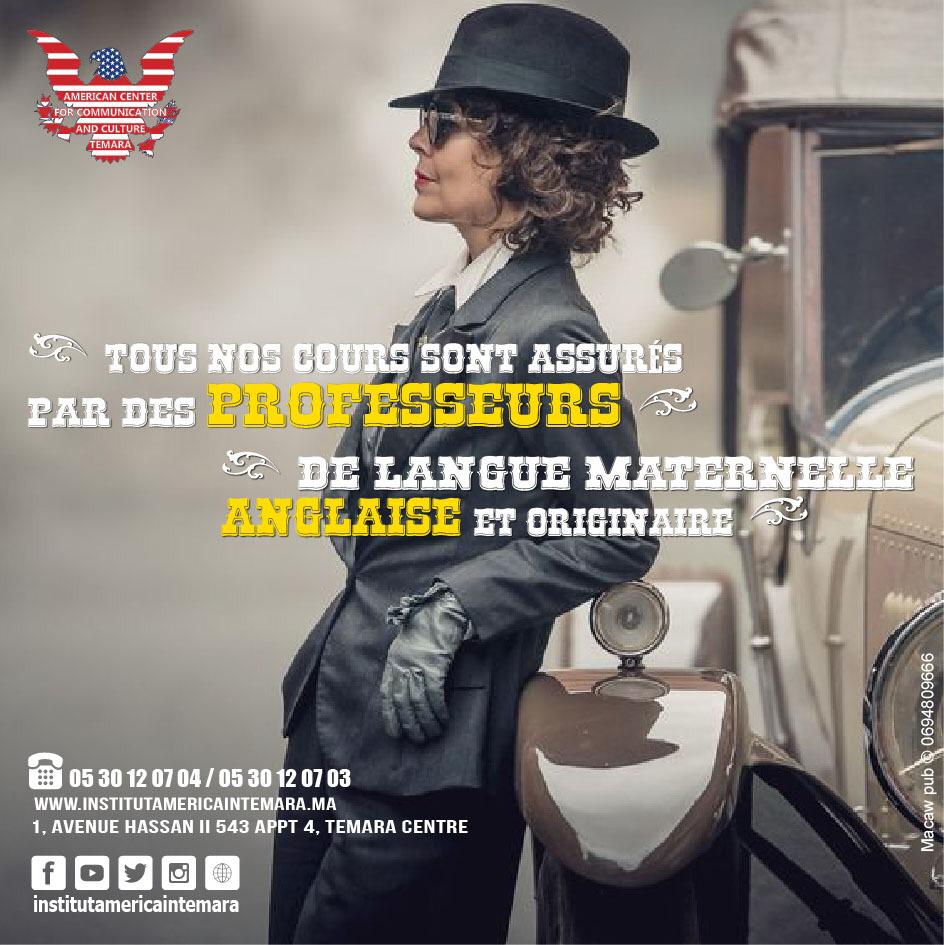- La franchise L’Institut Americain Temara est américaine et enseigne l'anglais depuis plus de 20 ans. - La franchise L’Institut Americain Temara est américaine et enseigne l'anglais depuis plus de 20 ans.