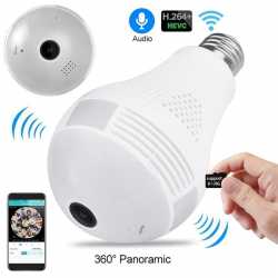 Camera de surveillance modele Ampoule Economique