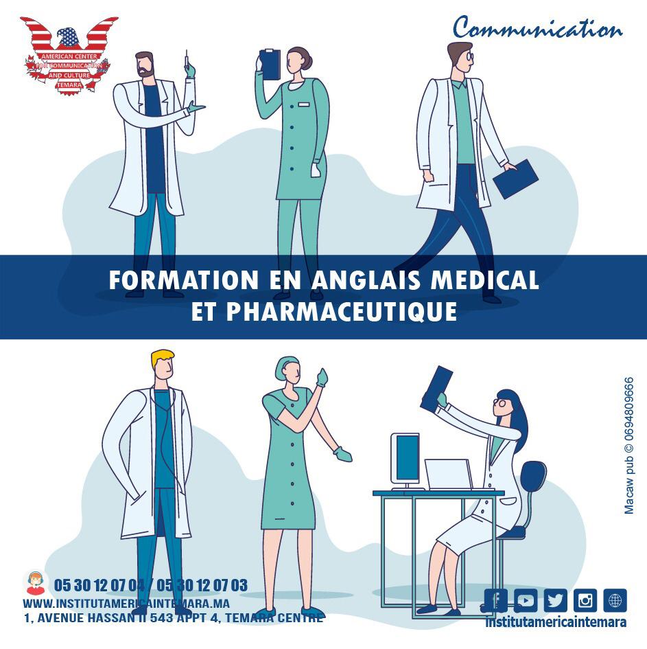 Formation Anglais Médical - American Communication Center Temara Formation Anglais Médical - American Communication Center Temara