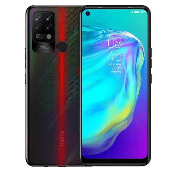 Tecno POVA – Ecran 6,8″ – Double SIM – 4G – ROM 128GB – RAM 6GB – Camera 13/8MP – Batterie 6000mAh – Noir