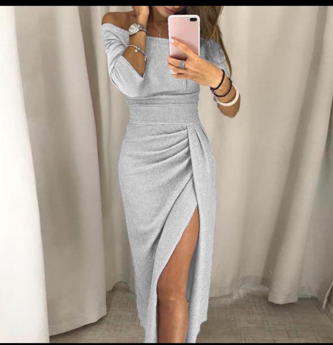 Robe de soirée blanche