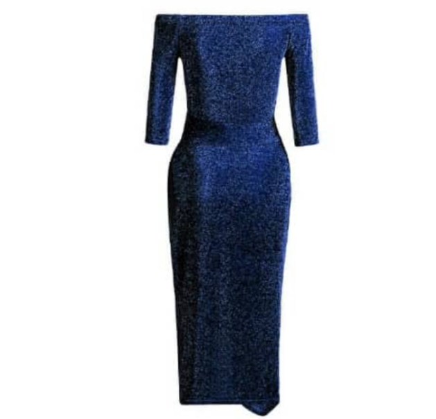 Robe de soirée bleu