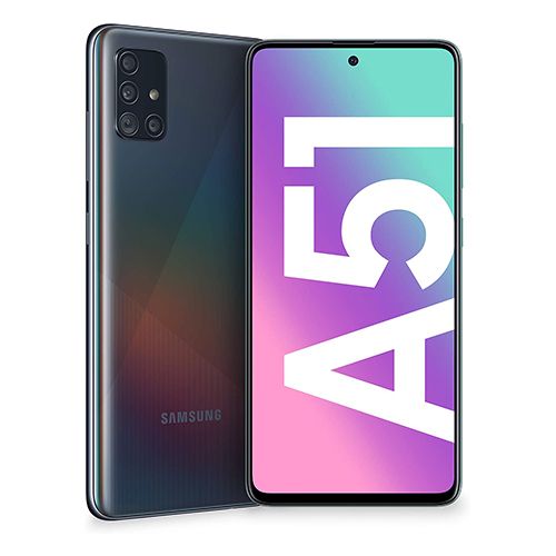 Samsung Galaxy A51 - Ecran 6.5" - 4G - ROM 128GB - RAM 4GB - Caméra 4 Capteurs 48+12+5+5 MPx - Batterie 4000mAh – Noir