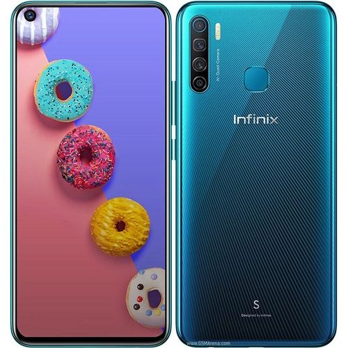 Infinix S5 - Ecran 6.6" - Double SIM - ROM 128GB - RAM 6GB - Camera 5+2/16MP - Noire