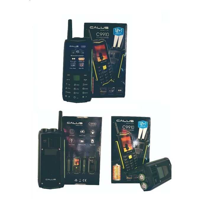 Calus C9910 – Ecran 2,4″ – Double SIM – FM Radio Sans fil – Batterie 10000mAh
