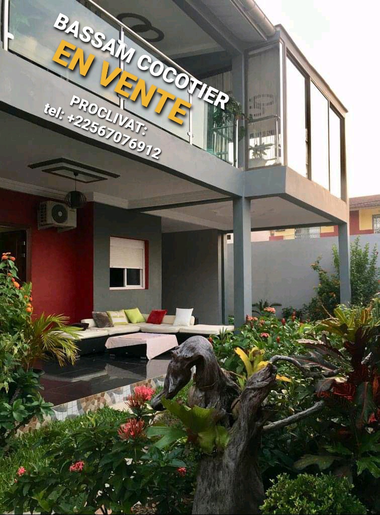 Bassam cocotier duplex de 6 pièces entièrement équipé