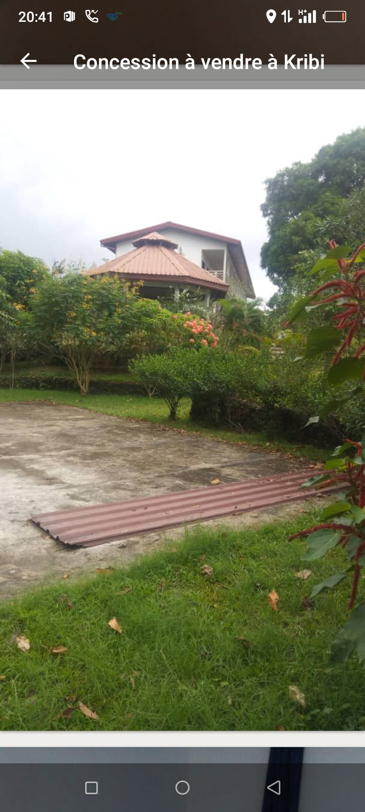 CONCESSION EN VENTE À KRIBI AU CAMEROUN