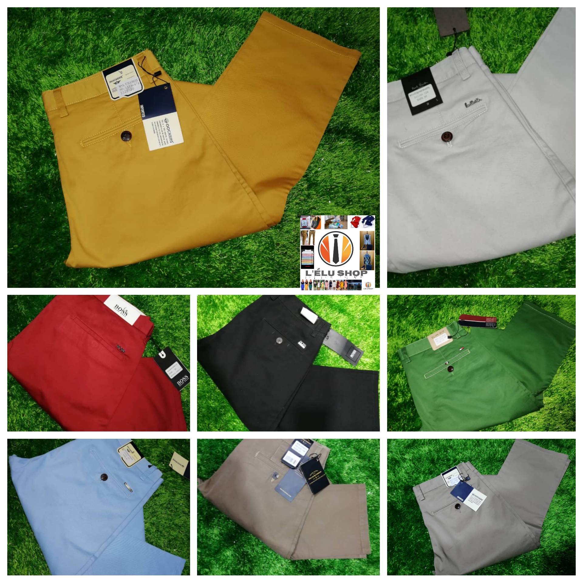 PANTALON EN TISSU AMÉRICAIN _ SHORT _ CHEMISE