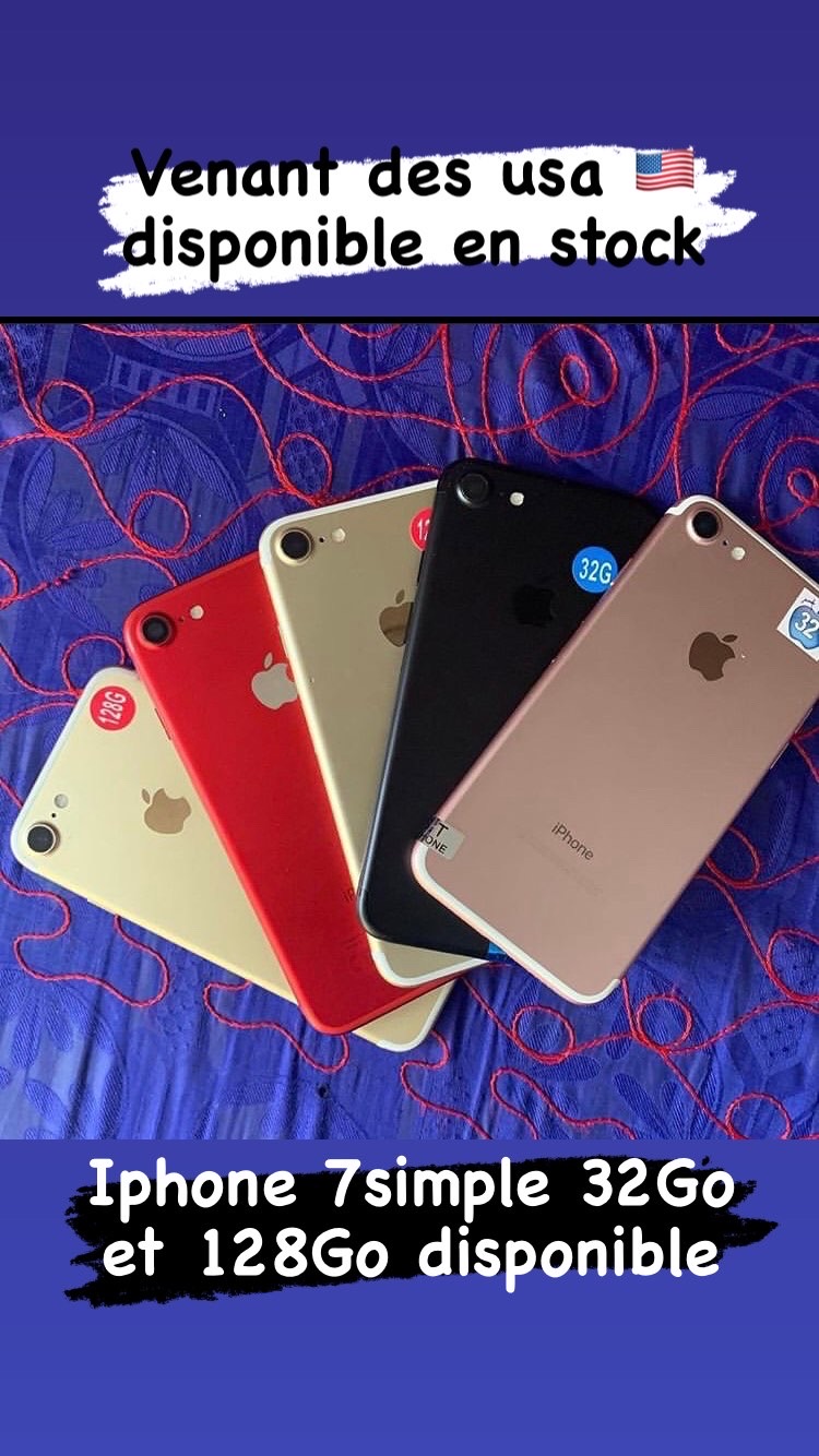 IPhone 7simple 32Go venant usa