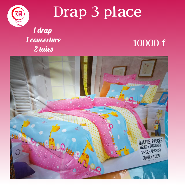 drap de 3 place