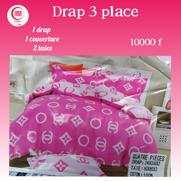 drap de 3 place