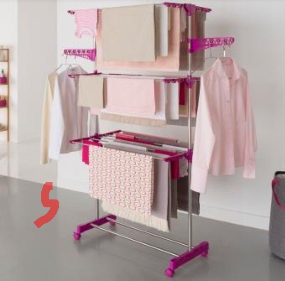 Sechoir pliable avec plusieurs couleurs