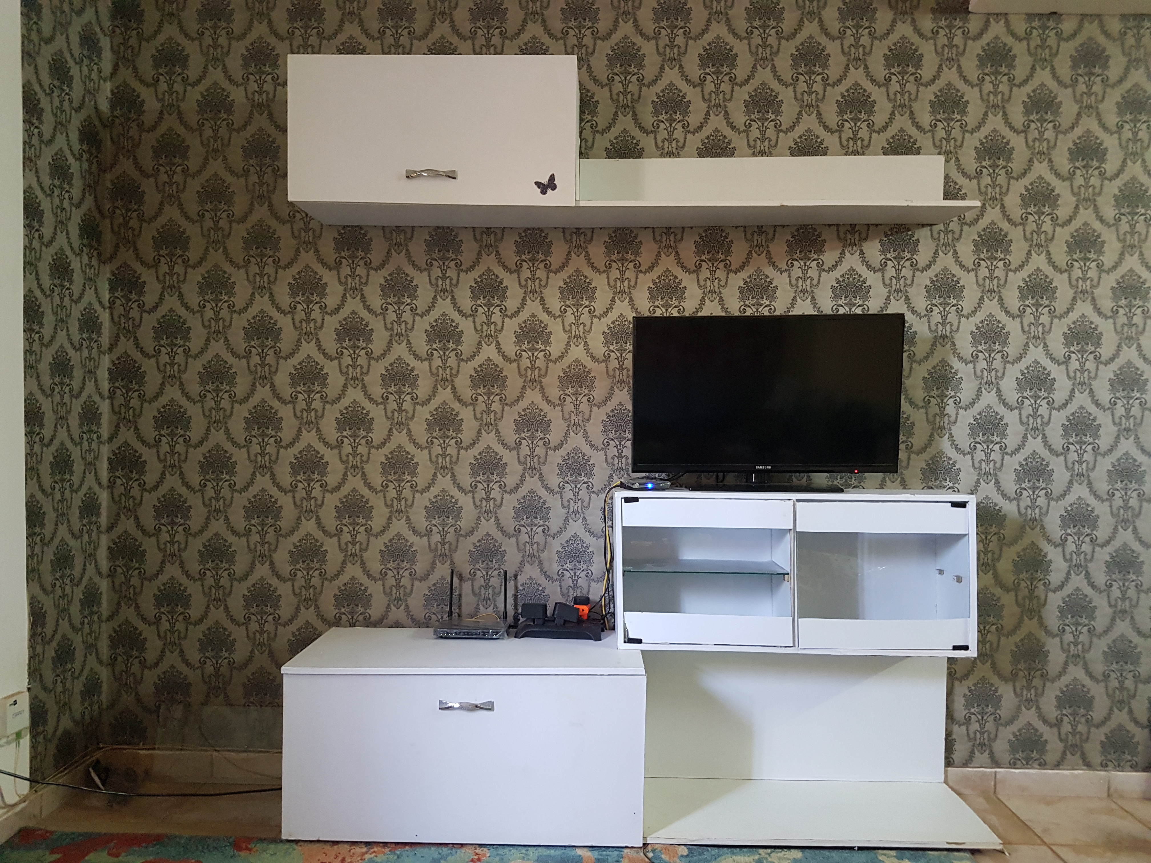 Meuble télé et rangements 3 pièces