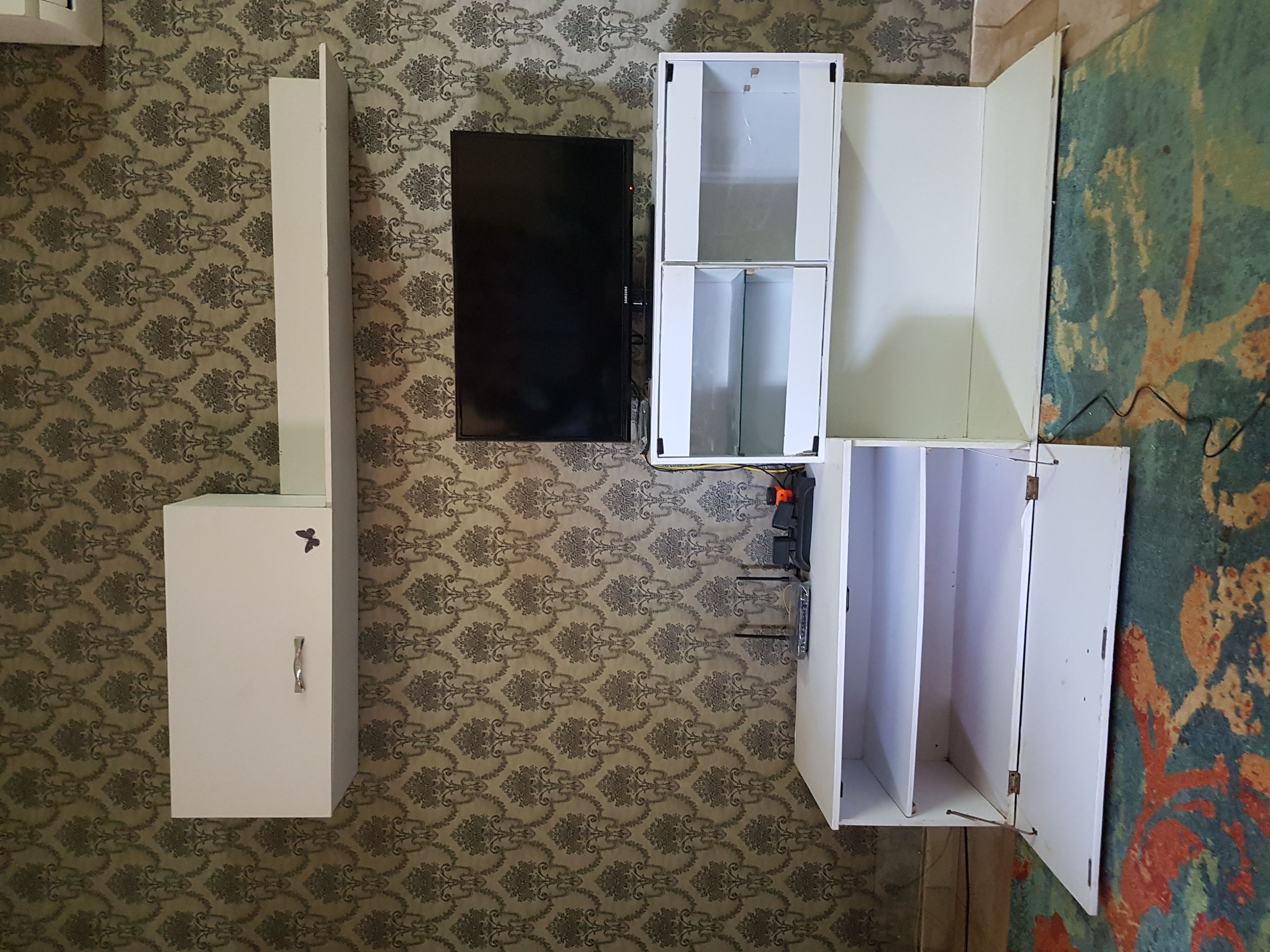 Meuble télé et rangements 3 pièces