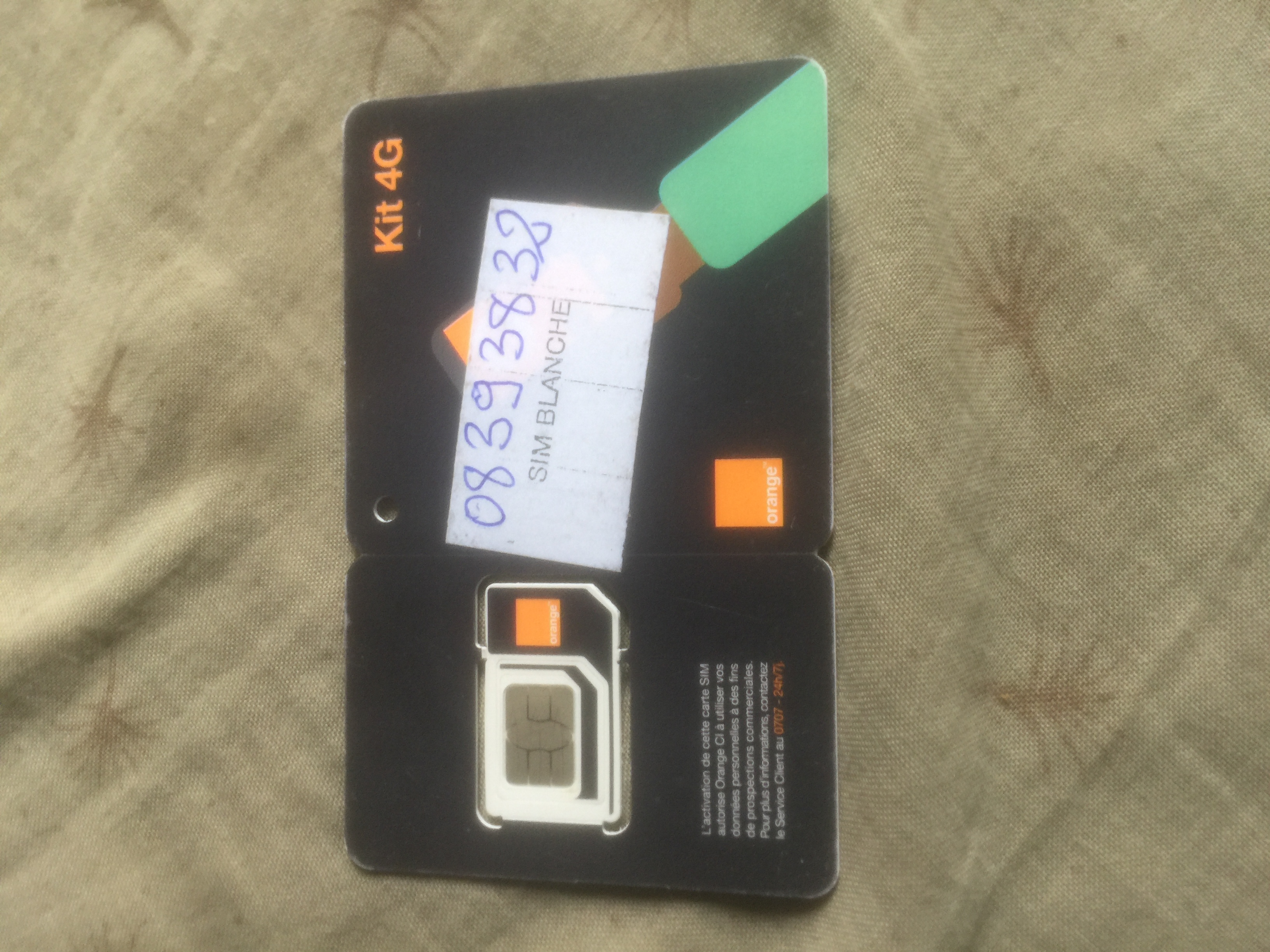 Vente de numéro facile