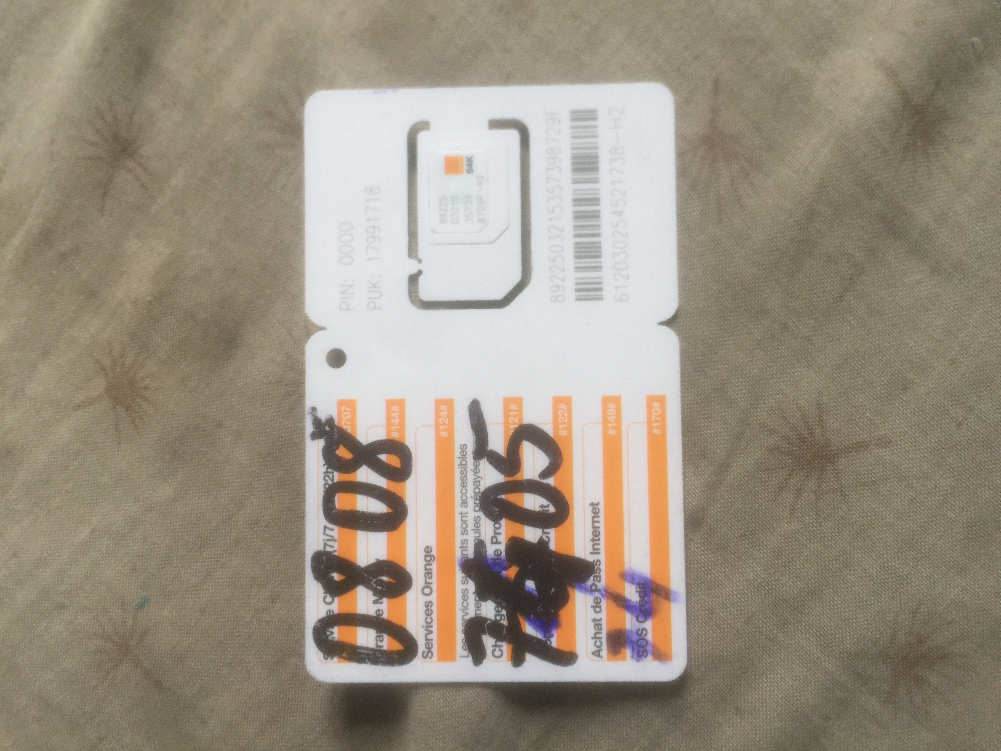 Vente de numéro facile