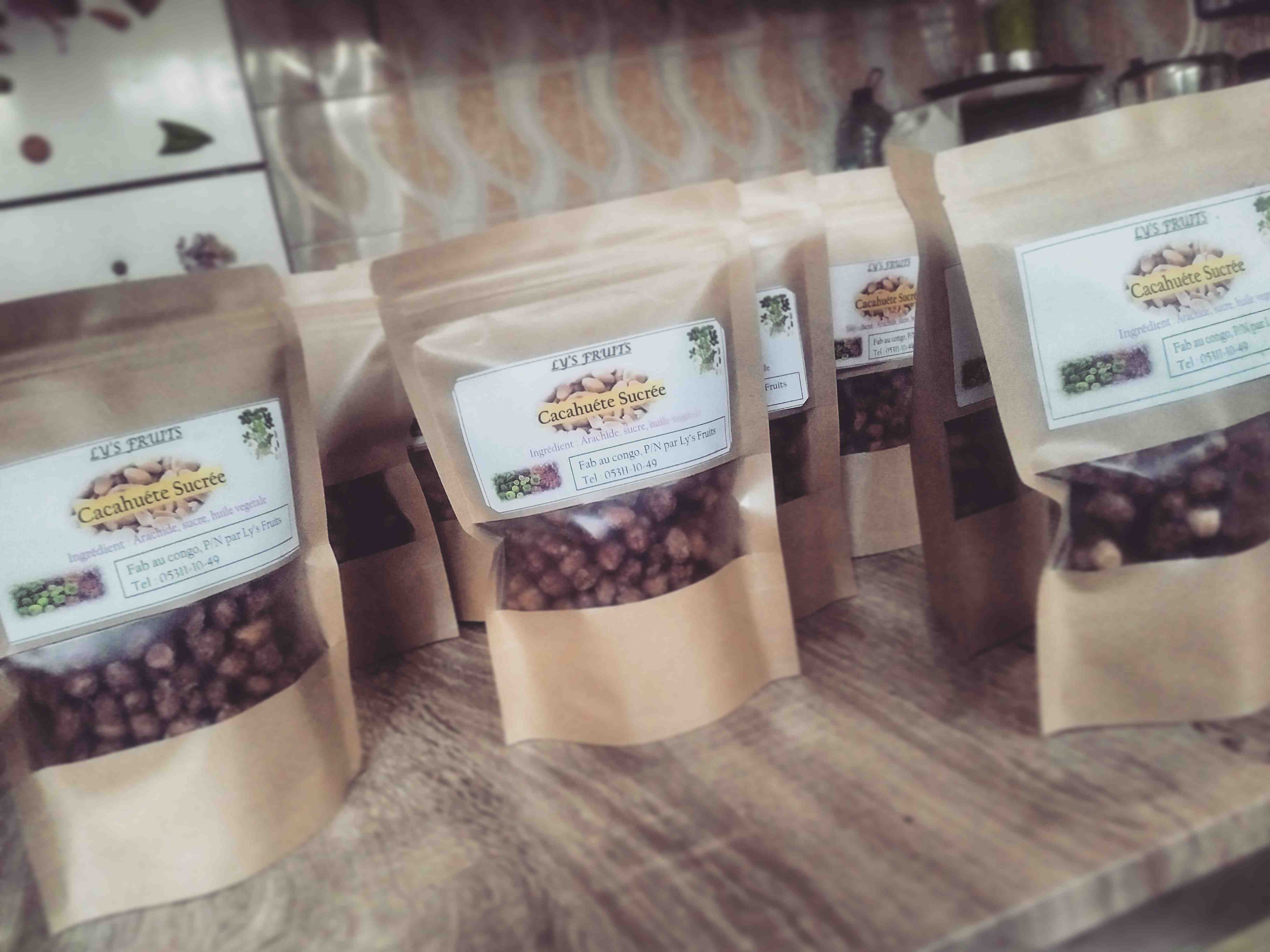 Cacahuètes sucrées Cacahuètes sucrées