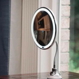 Miroir de maquillage flexible